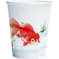 8OZ GOLD FISH DESIGN PAPER CUP
