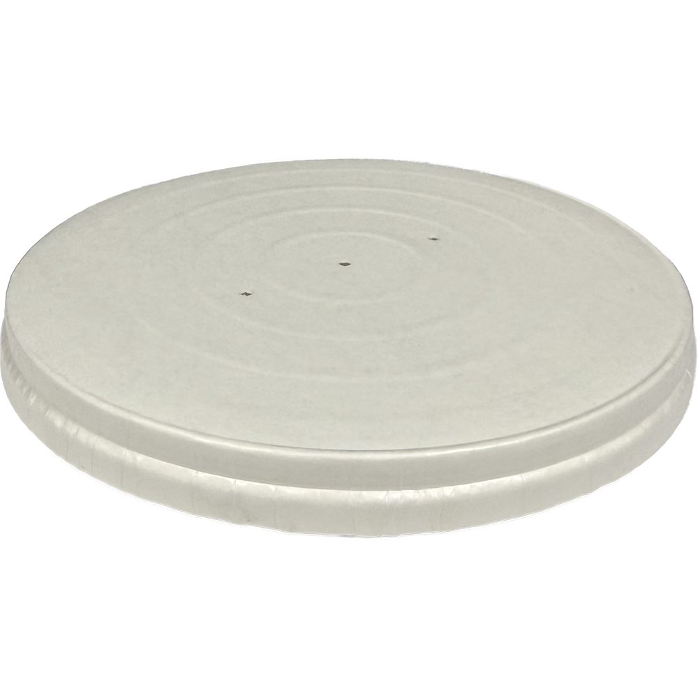 PAPER FLAT LIDS FOR PAPER BOWLS Ø113MM